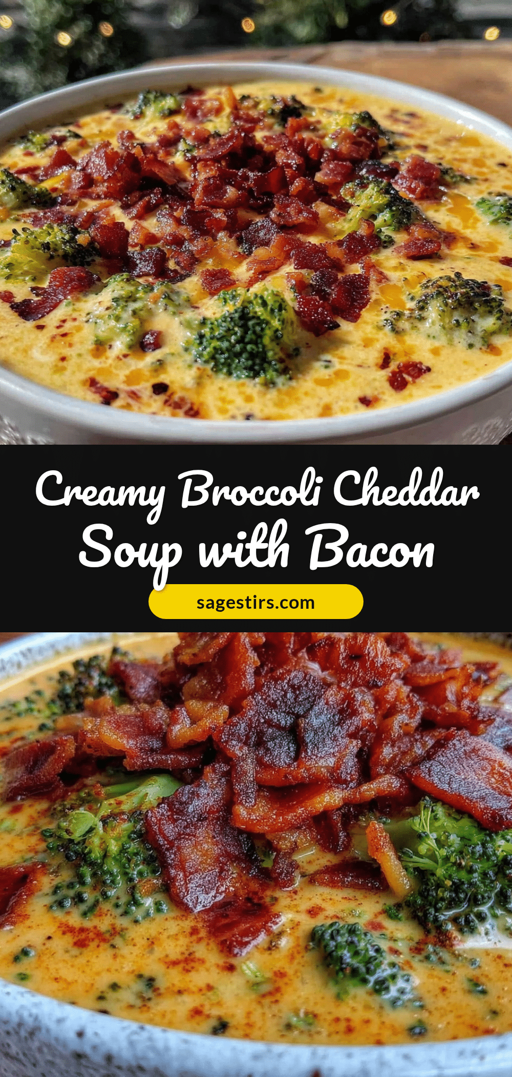 creamy broccoli cheddar soup recipe