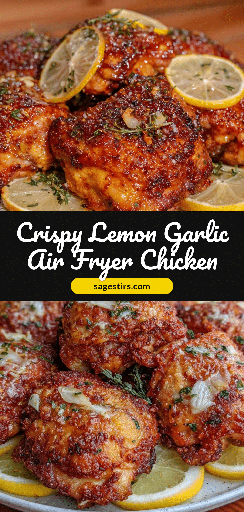 crispy air fryer chicken thighs recipe
