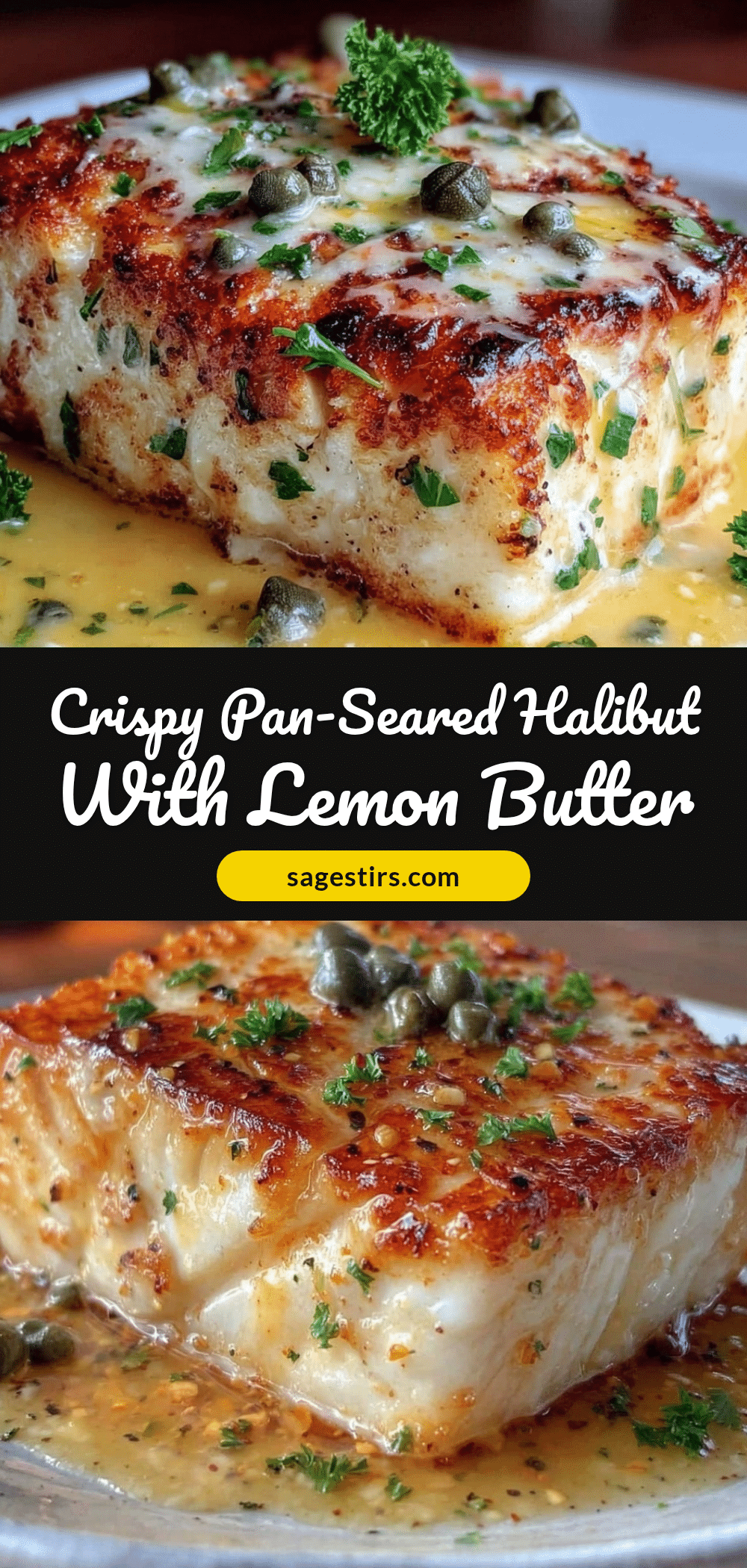 crispy pan-seared halibut recipe