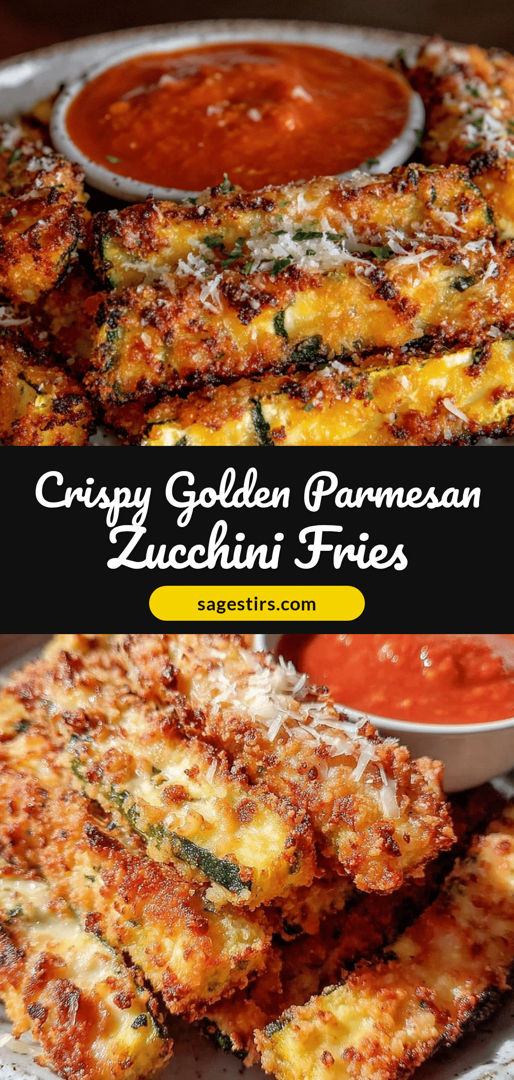 crispy Parmesan zucchini fries recipe