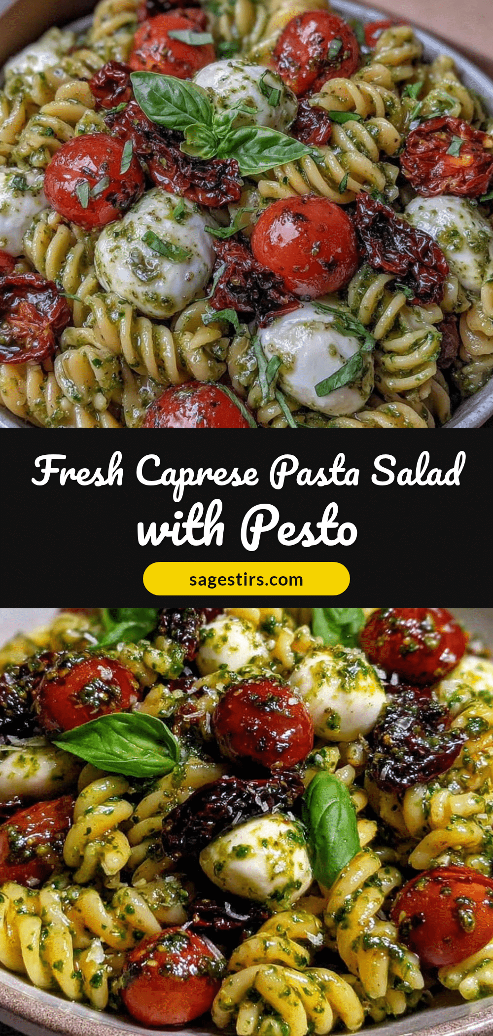 fresh caprese pasta salad recipe