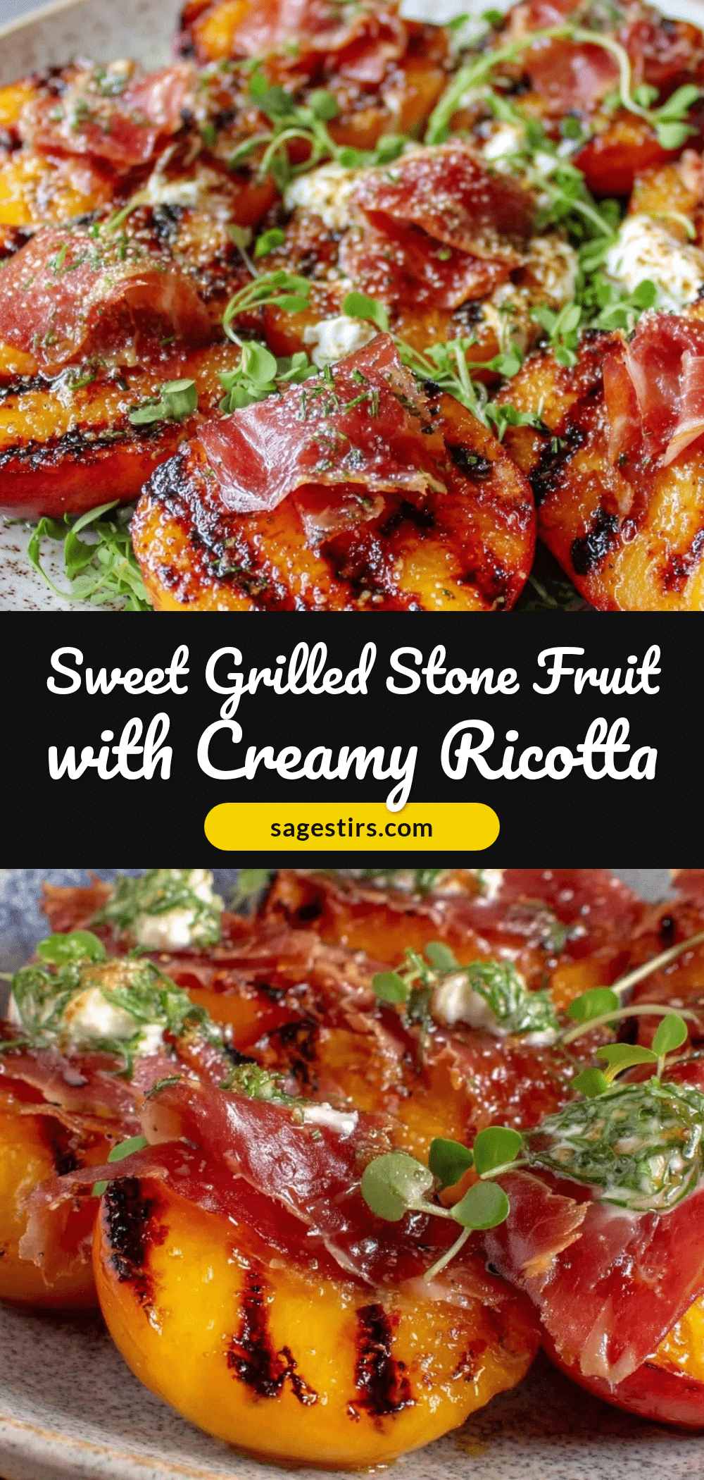 fresh grilled stone fruit recipe