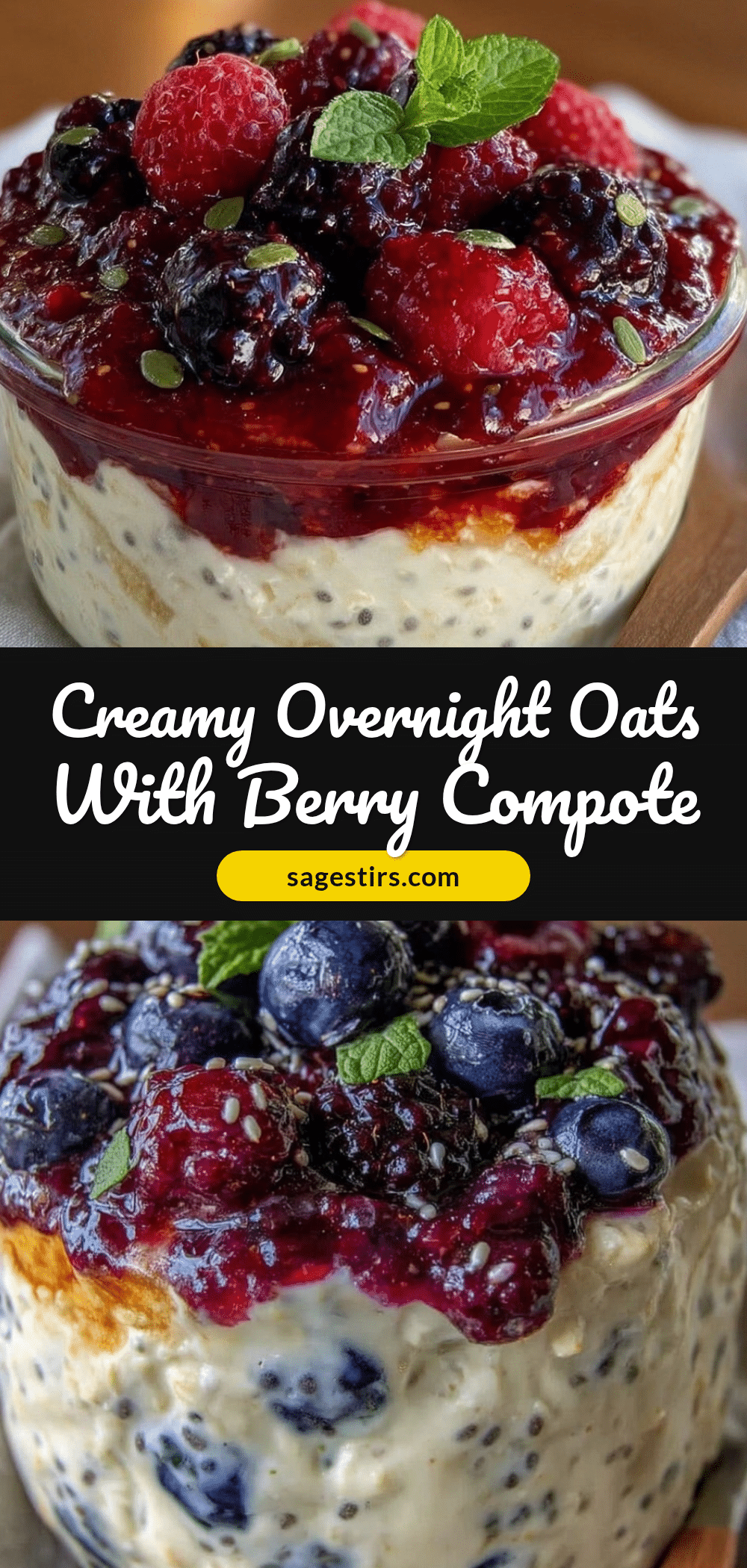 healthy overnight oats recipe