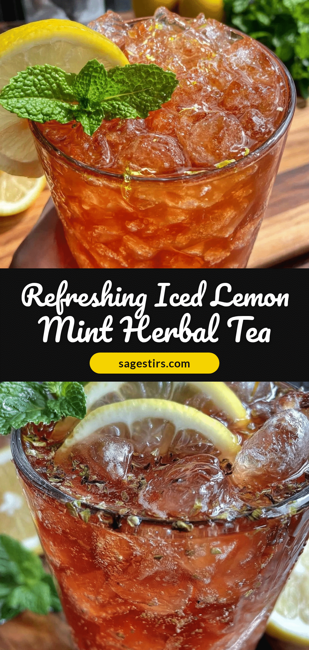 iced lemon herbal tea recipe