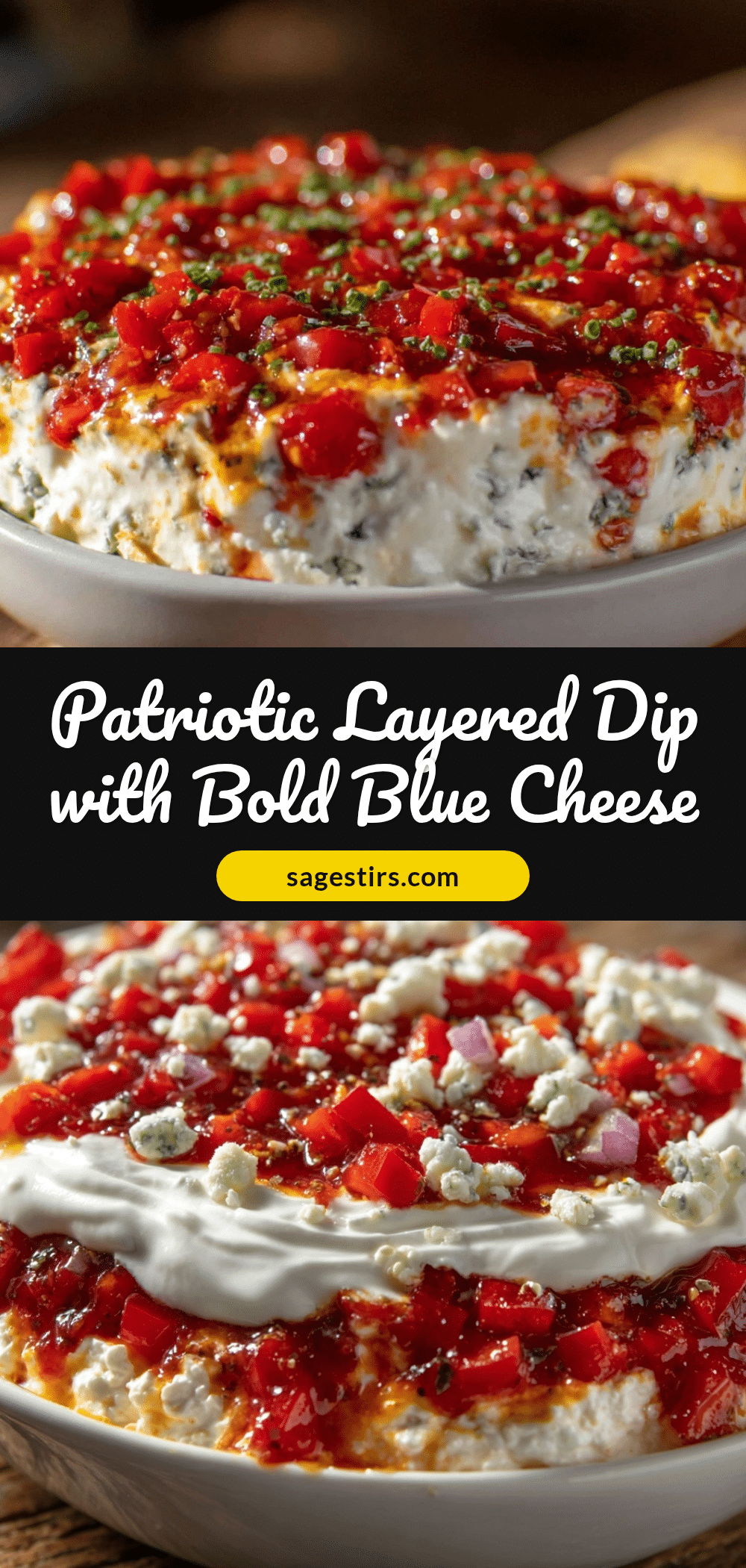 patriotic layered dip recipe