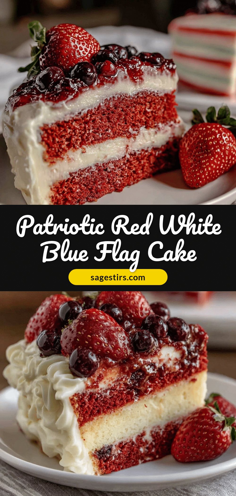 red white and blue flag cake recipe