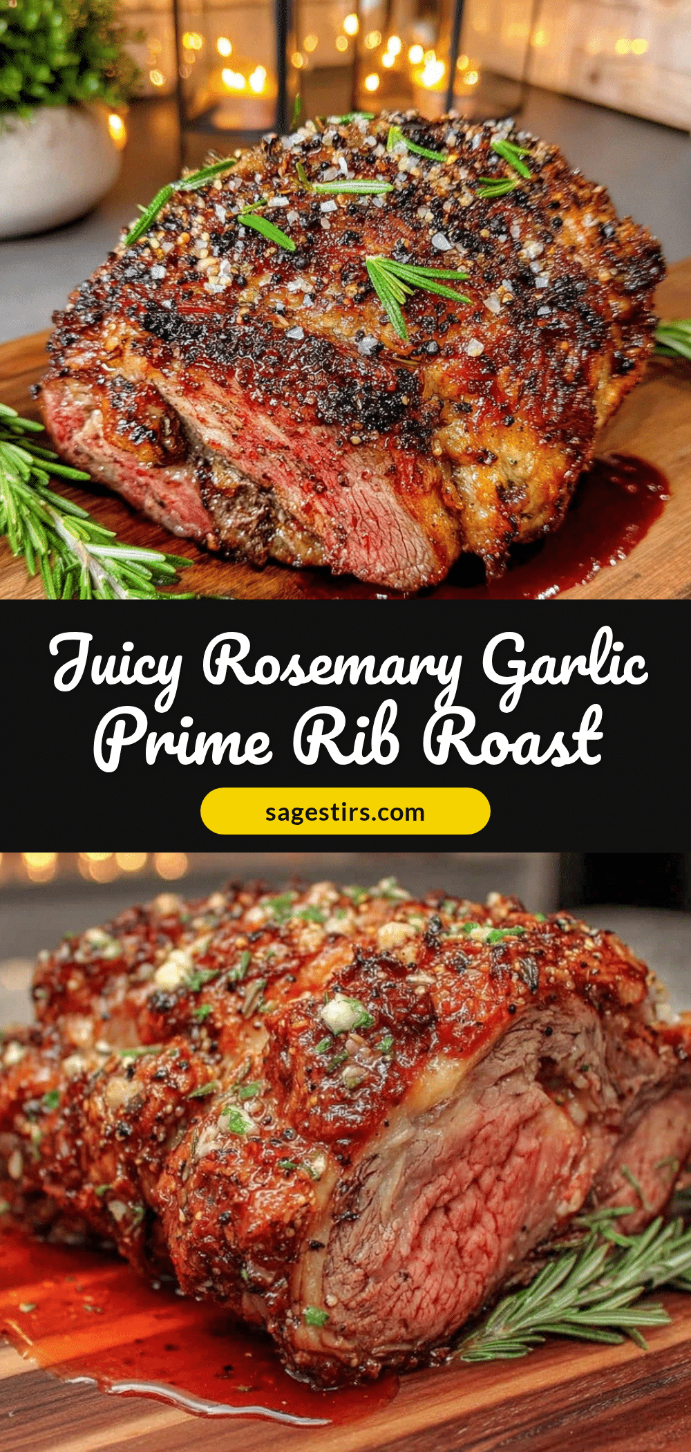 rosemary garlic prime rib roast recipe