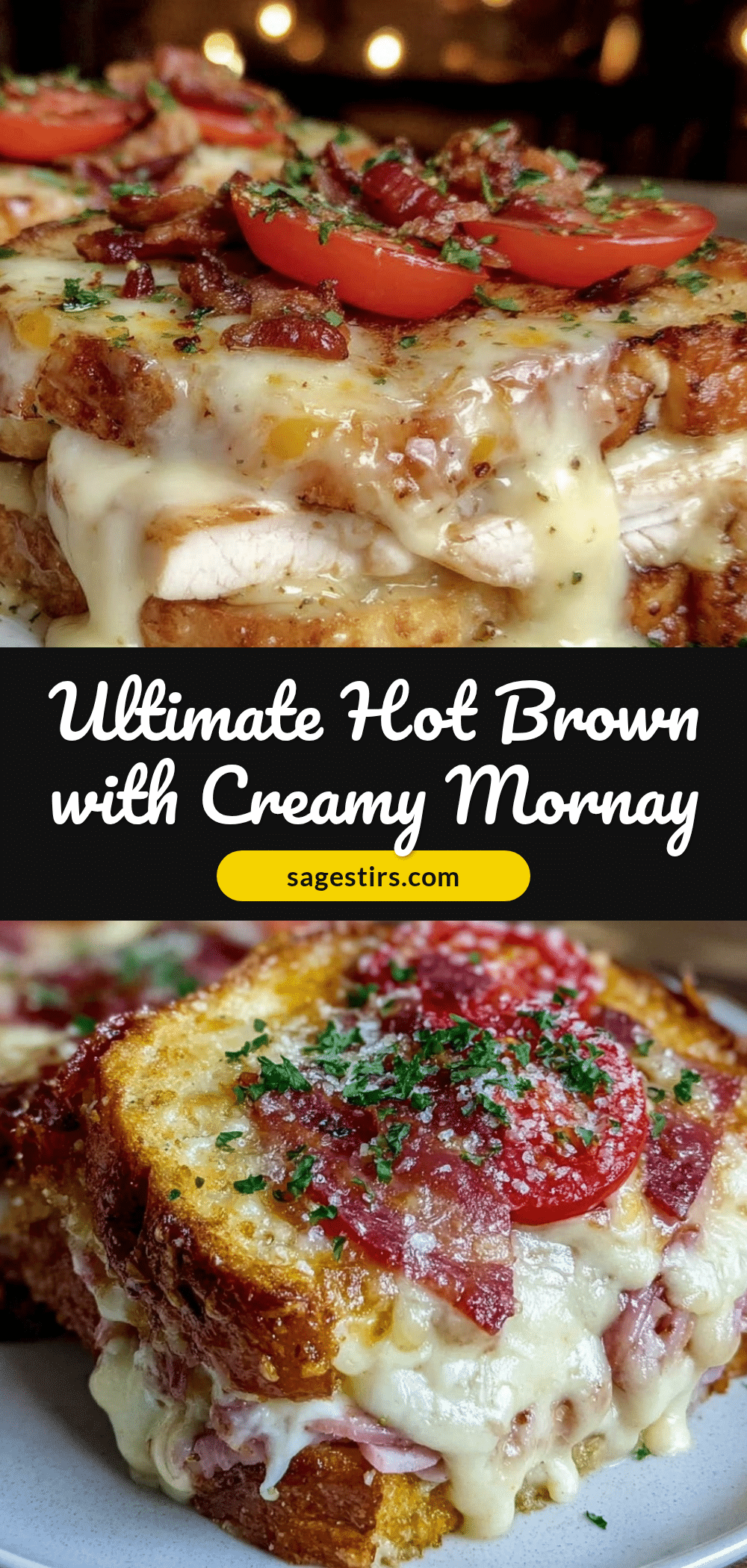 Savory Hot Brown Sandwich recipe