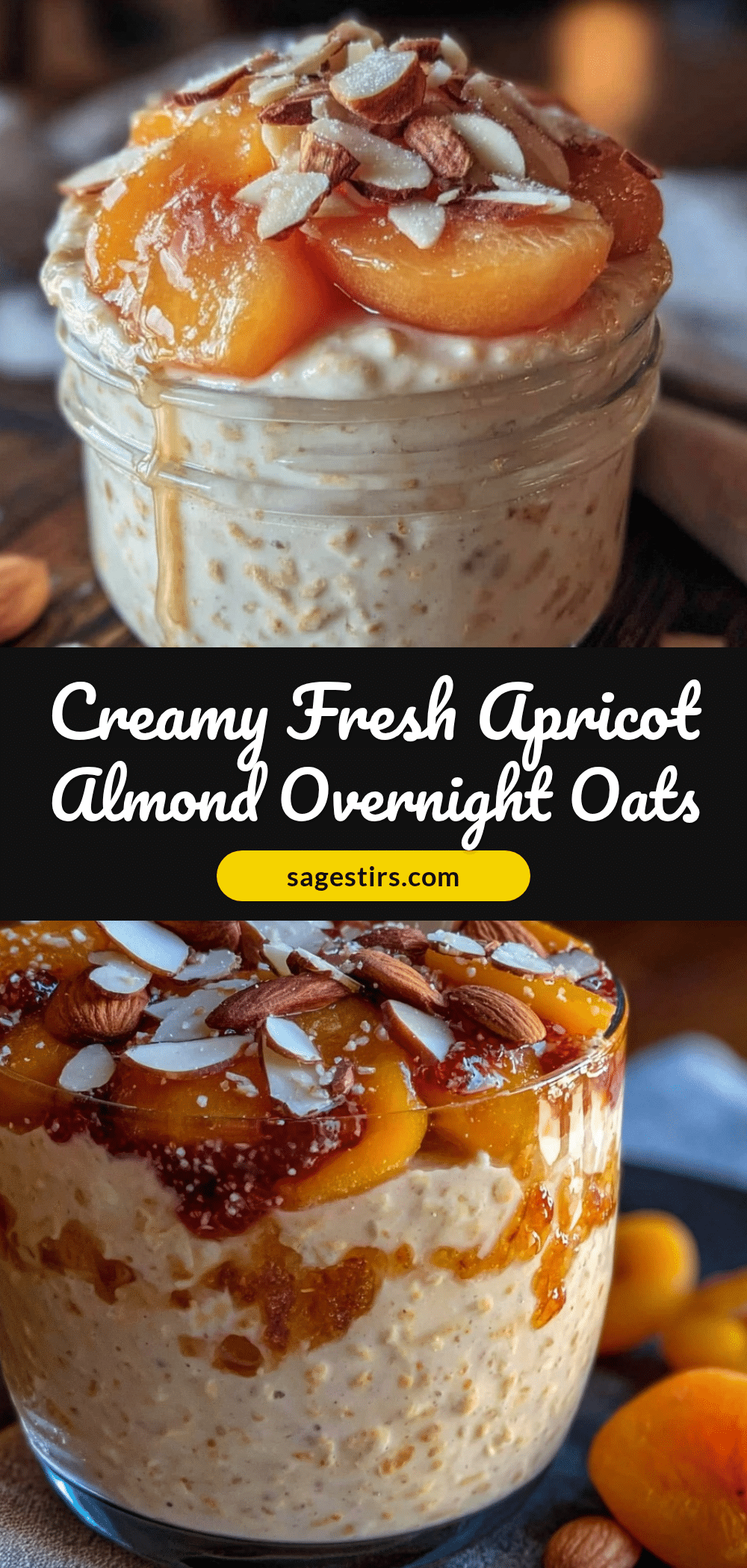 apricot and almond overnight oats recipe