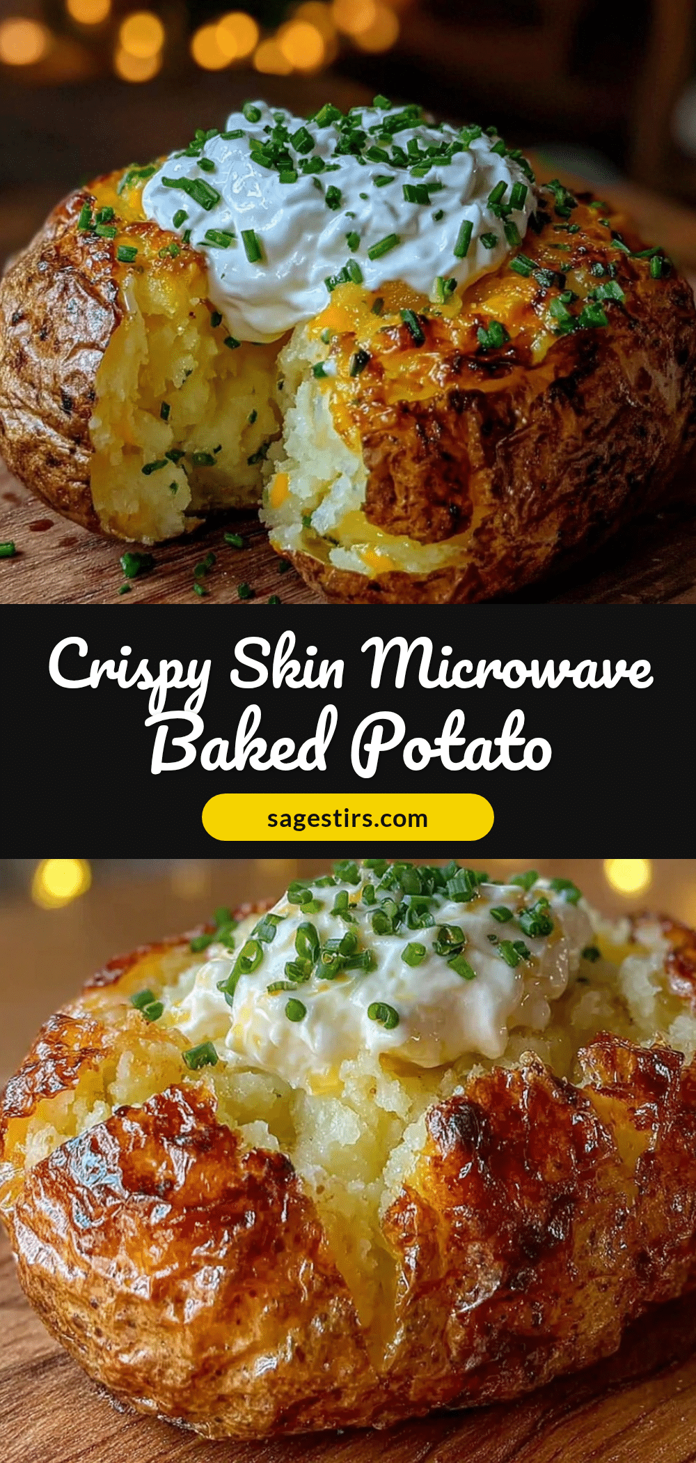 crispy microwave baked potato recipe