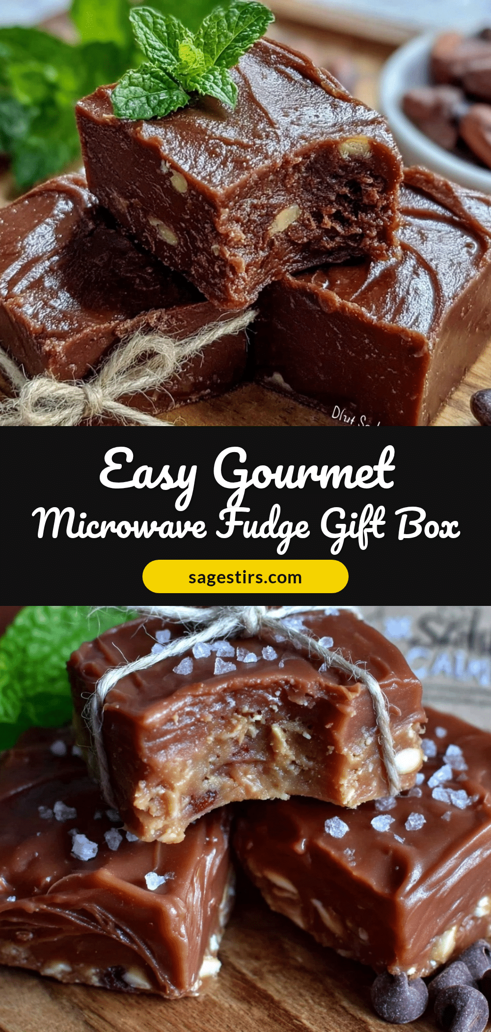 Easy Gourmet Microwave Fudge recipe