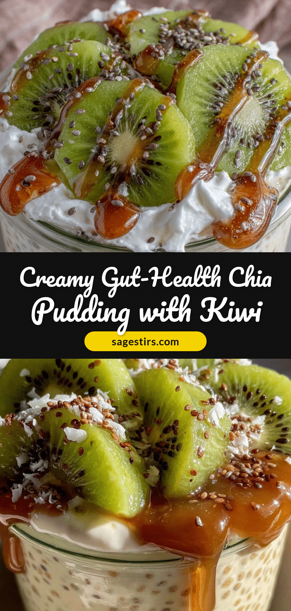 healthy gut-health overnight chia pudding recipe