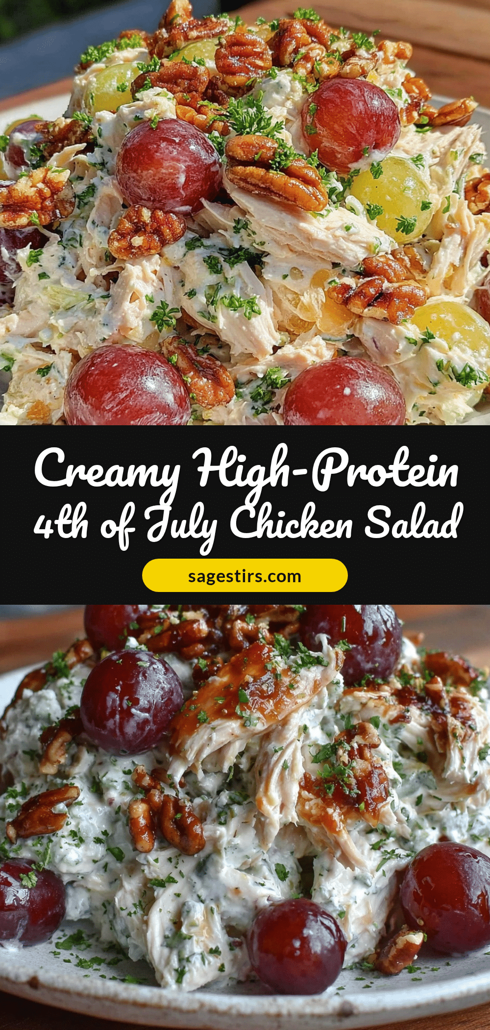 healthy high-protein chicken salad recipe