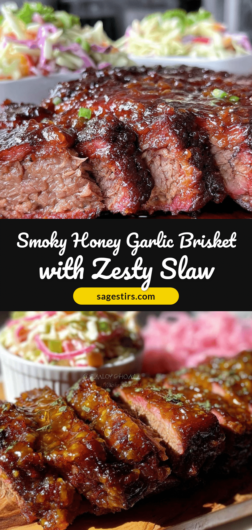 honey garlic smoked brisket recipe