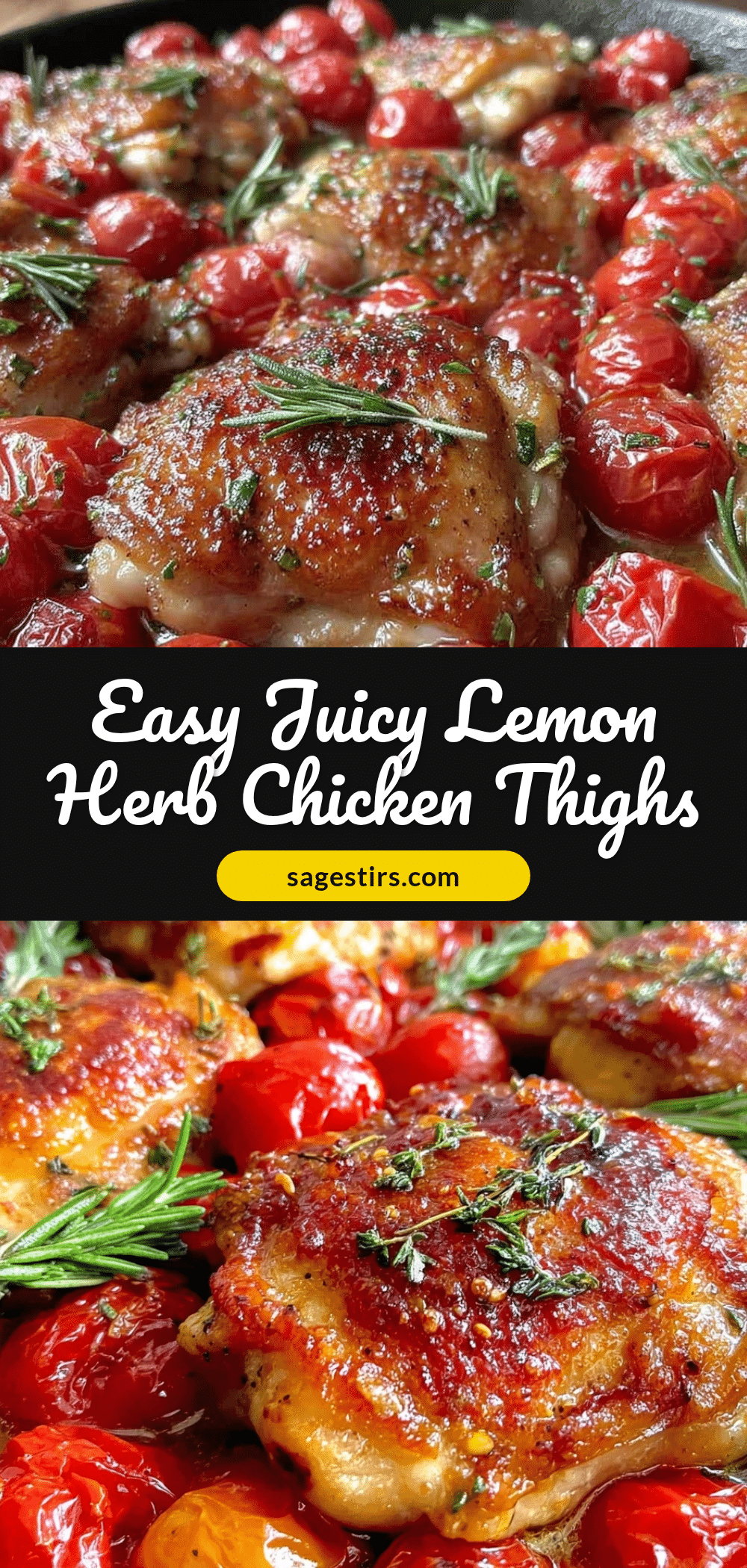 one-pan lemon herb chicken thighs recipe
