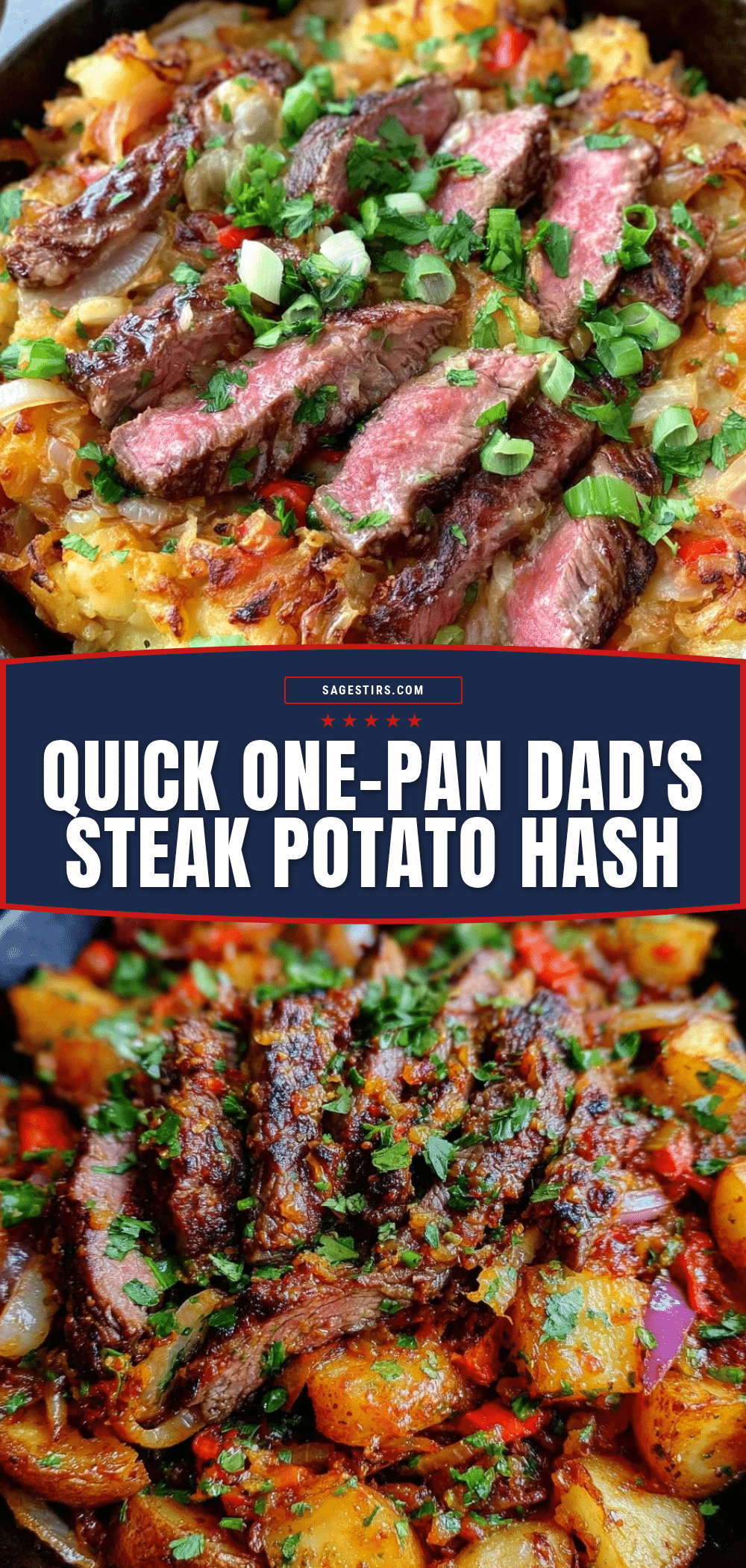 one-pan steak and potato hash recipe
