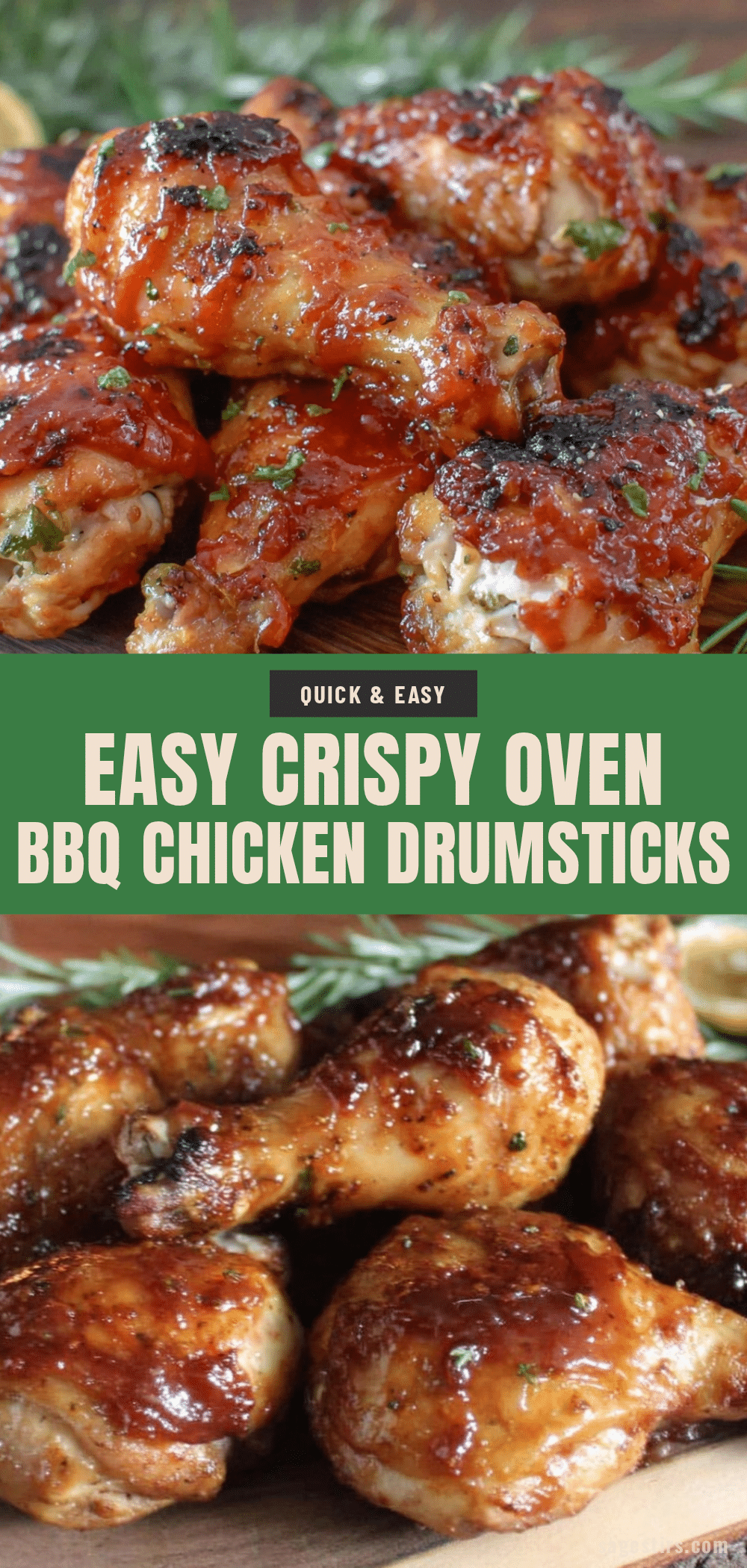 oven BBQ chicken drumsticks recipe