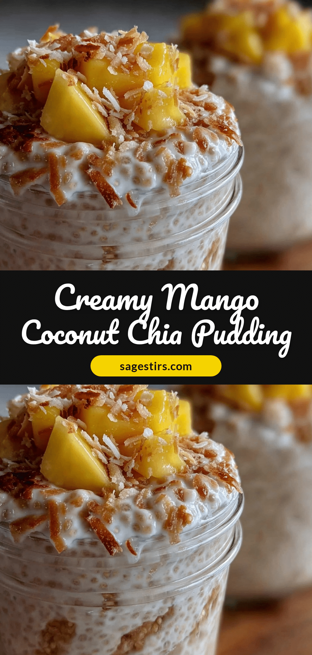 overnight mason jar chia pudding recipe