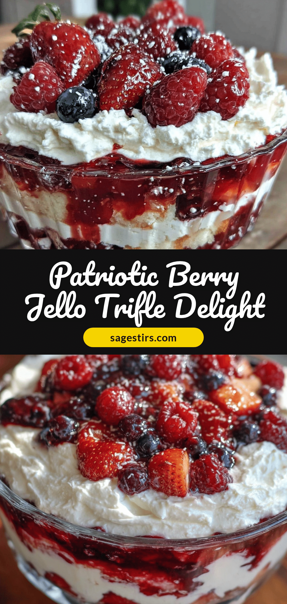 patriotic layered jello trifle recipe