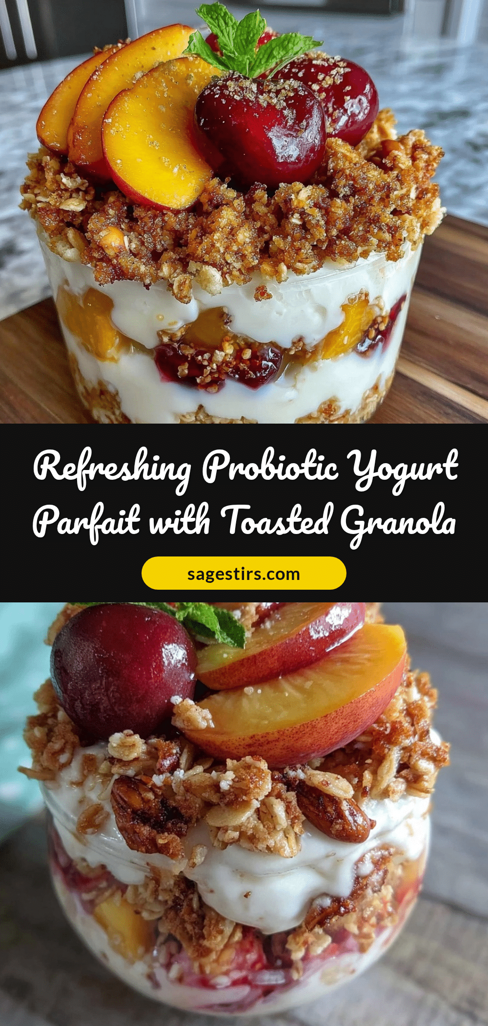 probiotic summer yogurt parfait recipe