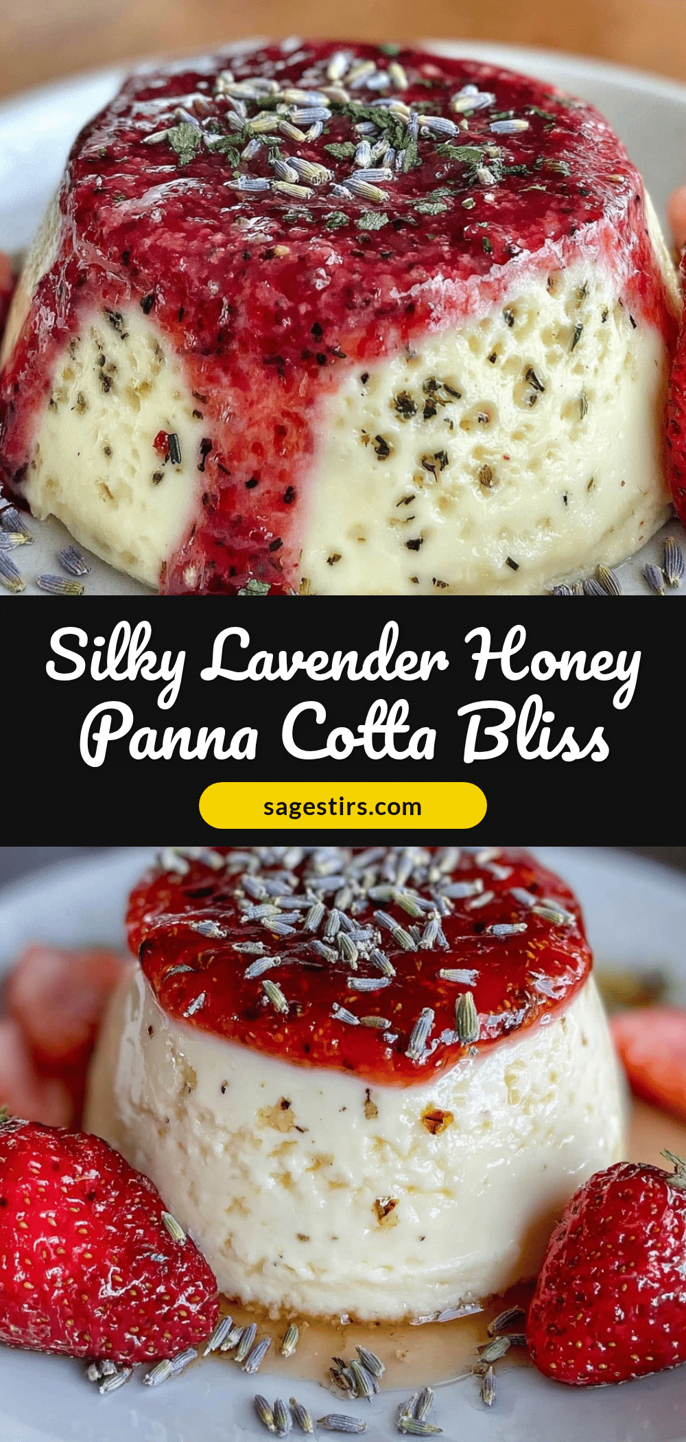 silky lavender honey panna cotta recipe