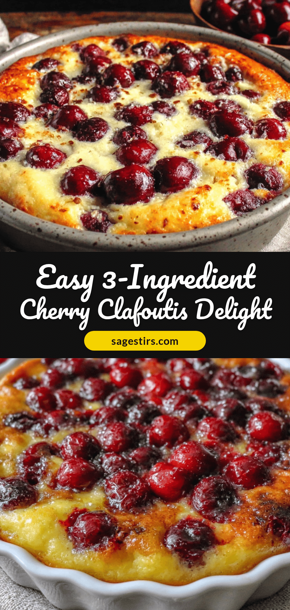 sour cherry clafoutis recipe