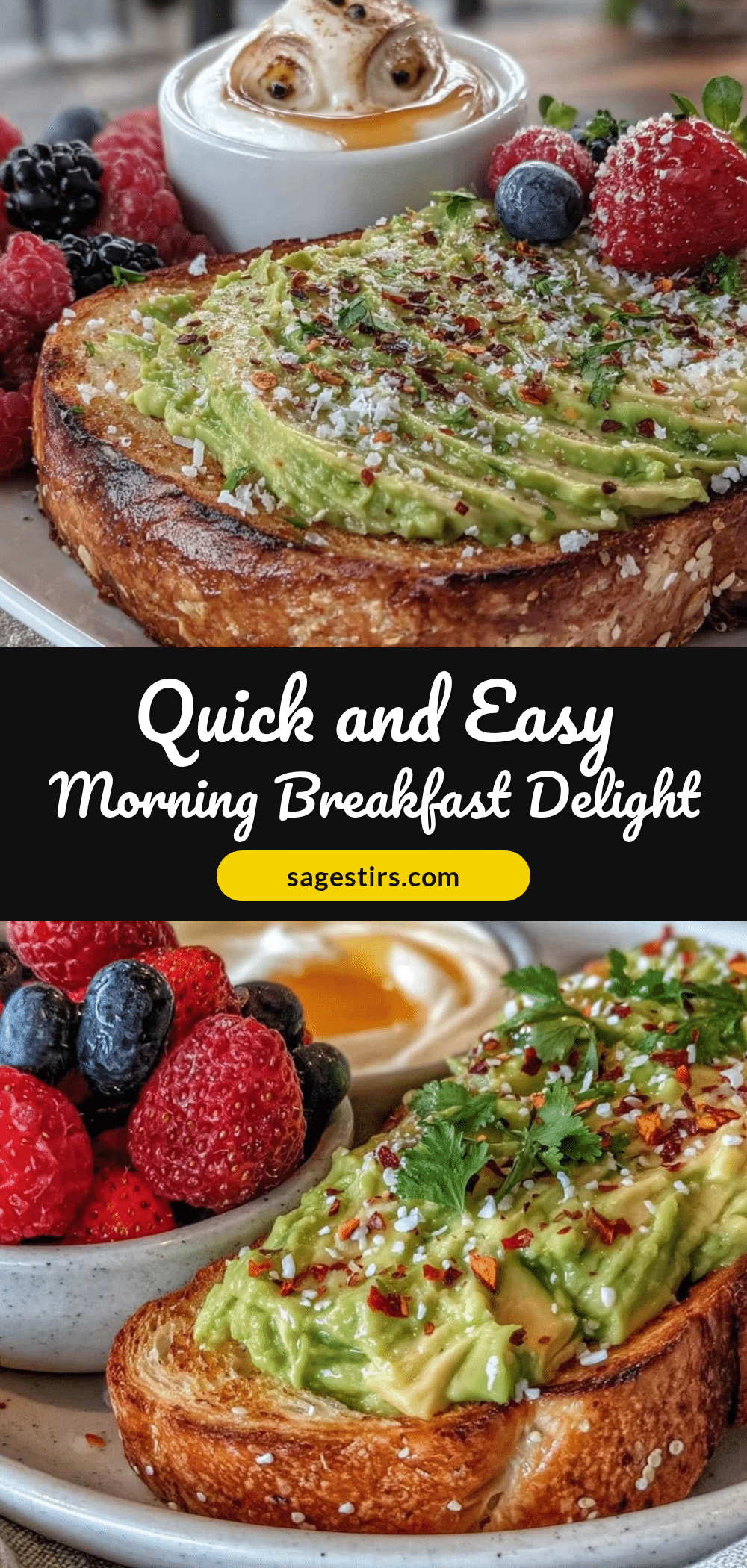avocado toast and greek yogurt recipe