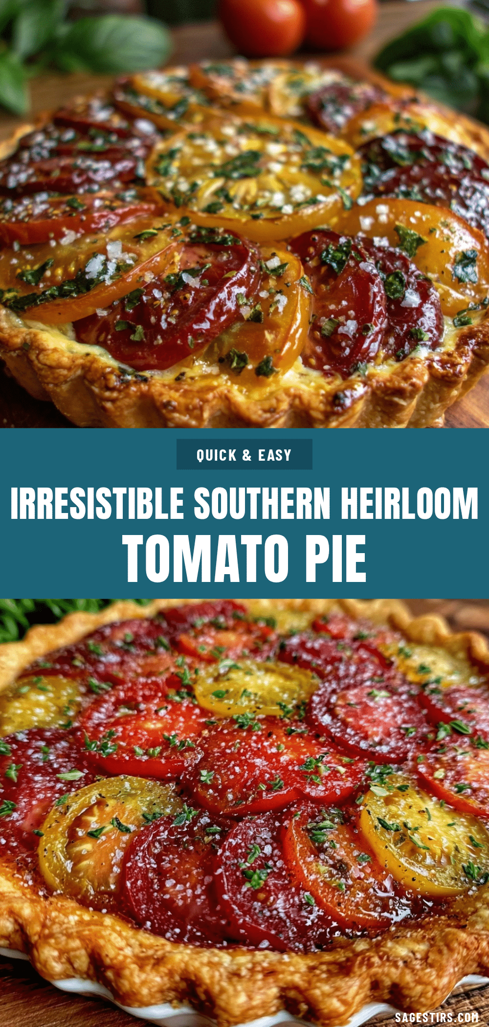 classic southern heirloom tomato pie recipe