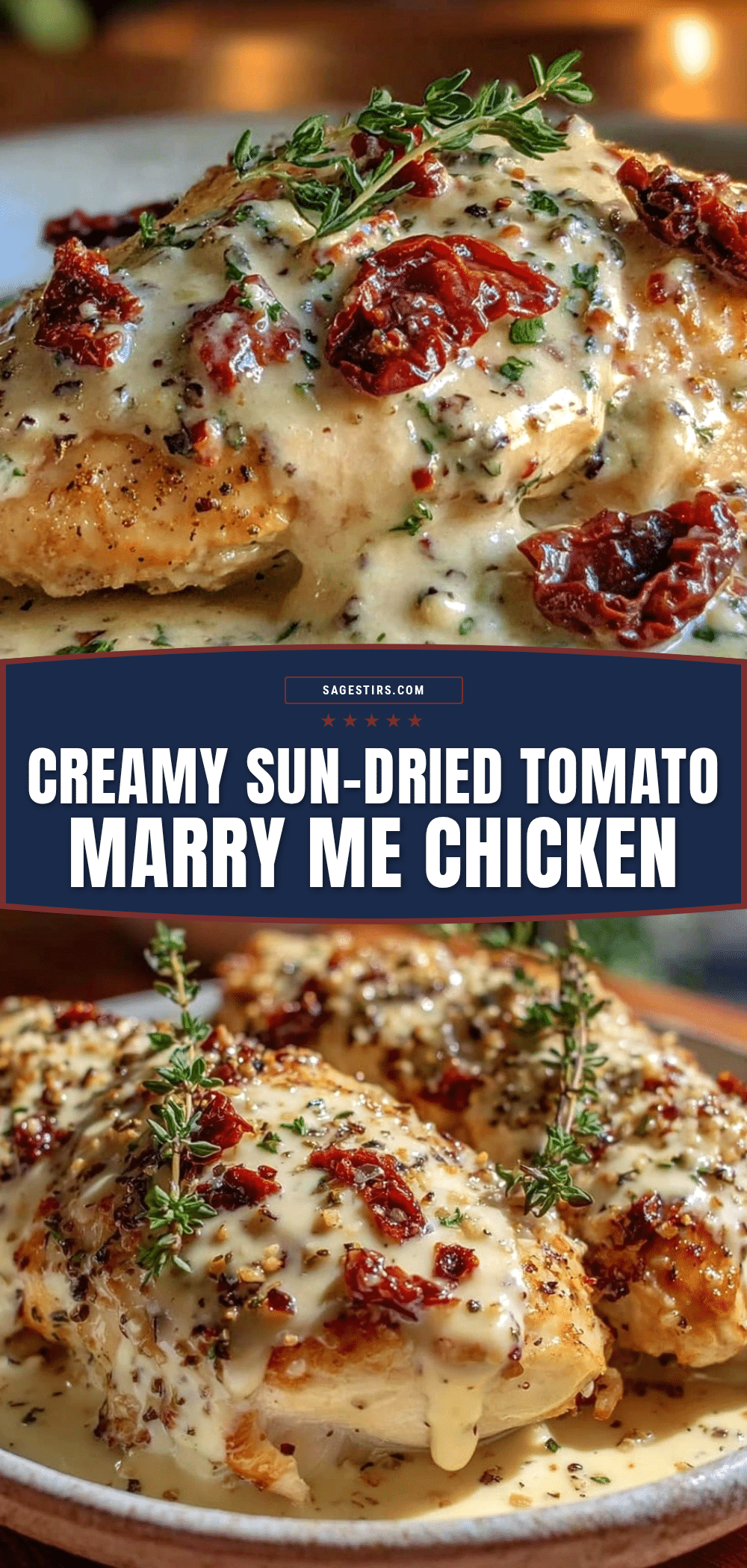 creamy marry me chicken recipe