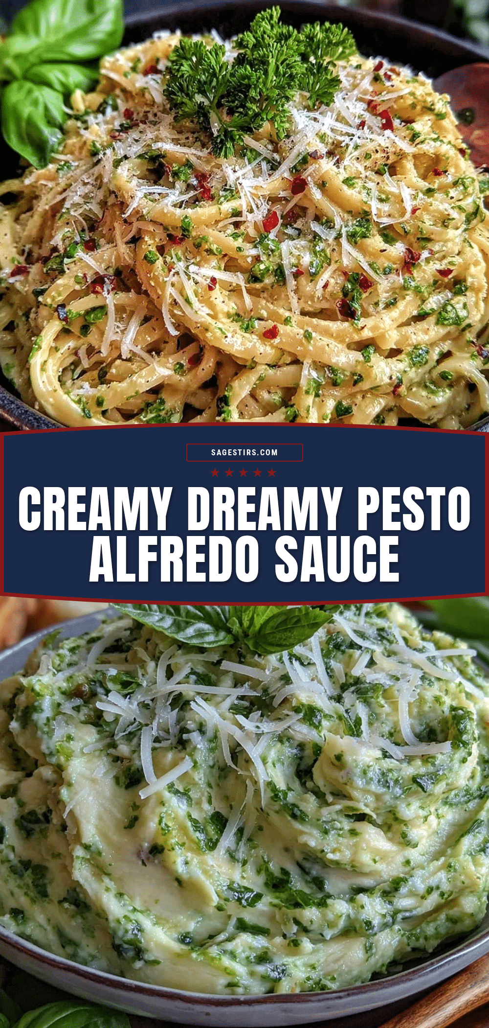 creamy pesto alfredo sauce recipe