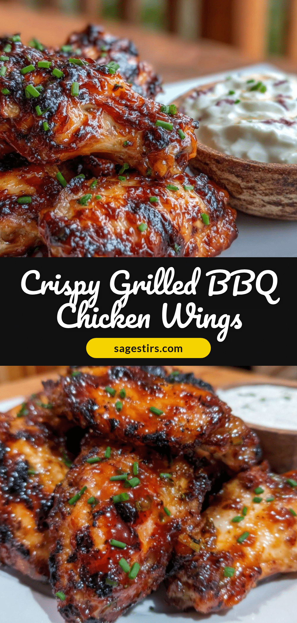 crispy grilled bbq chicken wings recipe