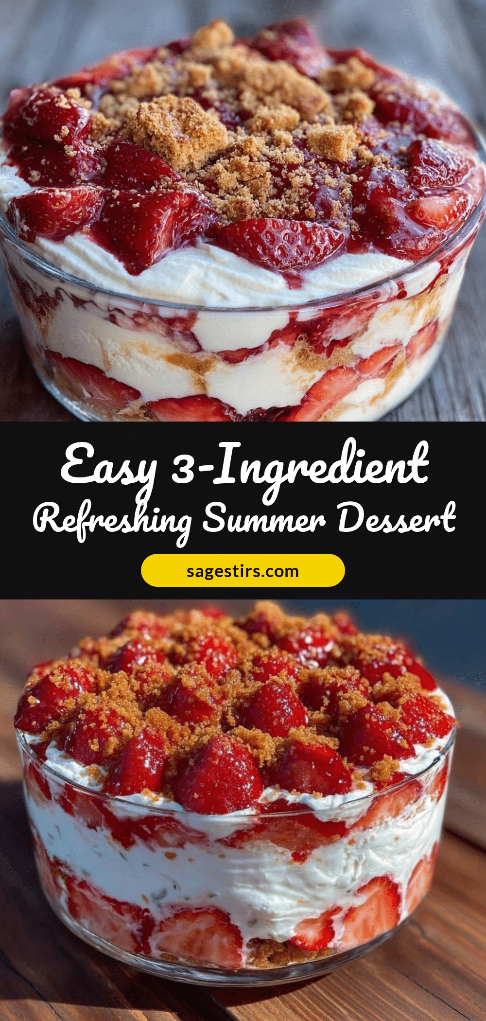 easy 3-ingredient summer dessert recipe