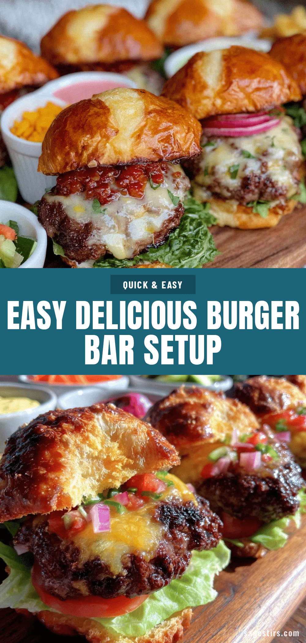 easy burger bar setup recipe