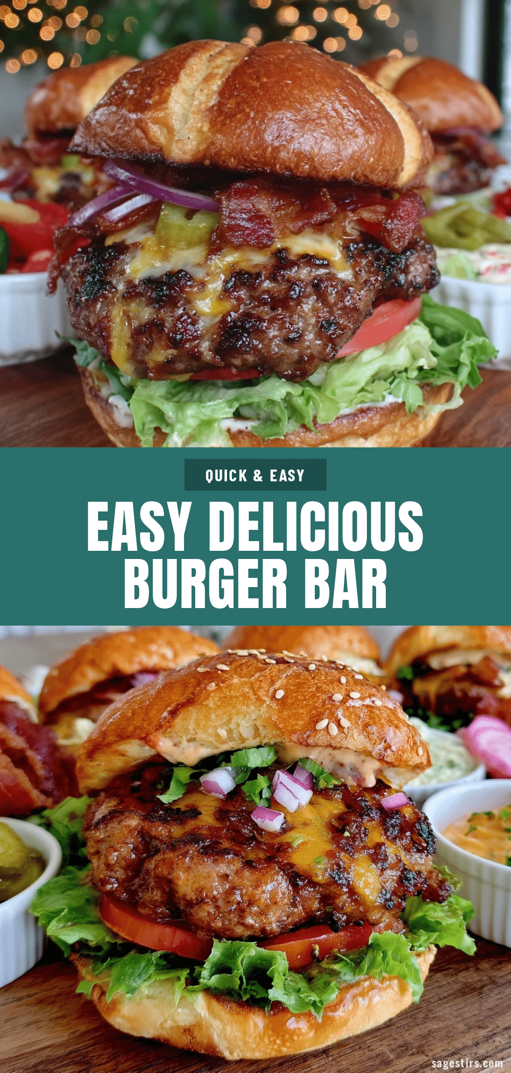 easy burger bar setup recipe