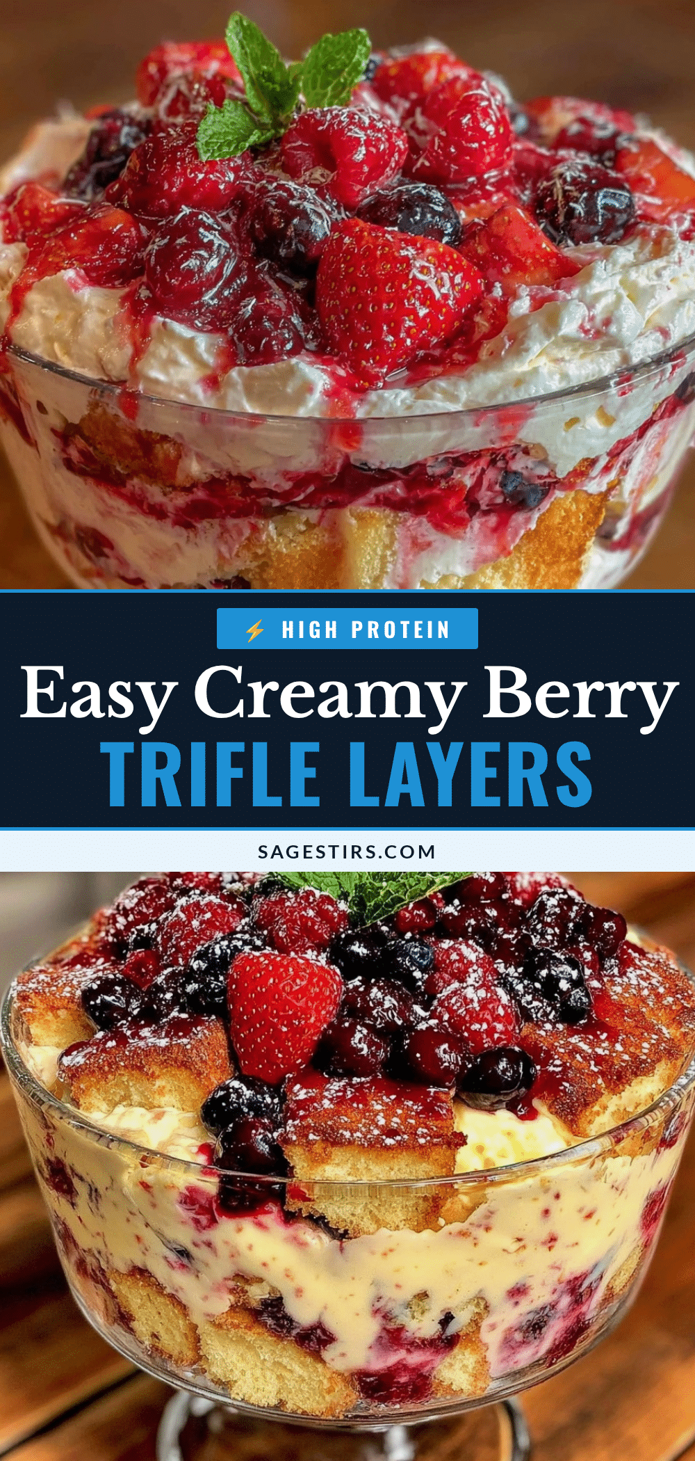 easy creamy berry trifle recipe