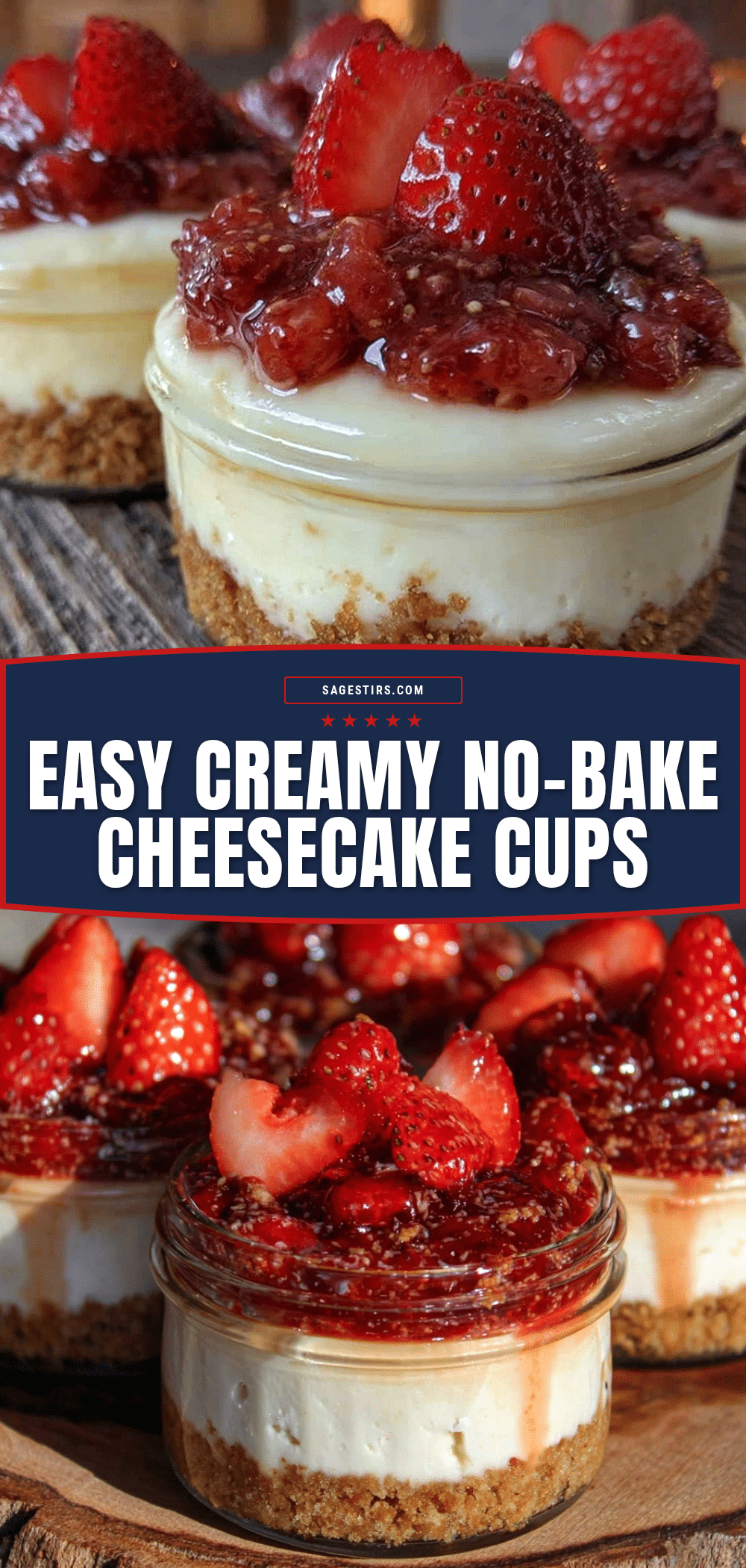 easy no-bake cheesecake cups recipe