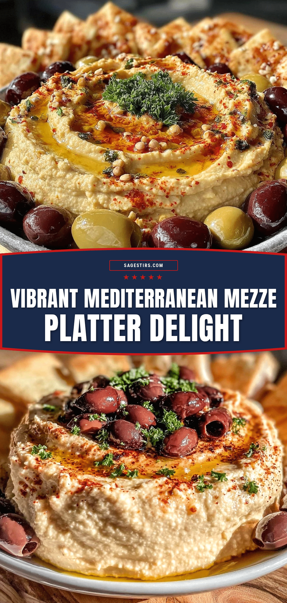 Fresh Mediterranean Mezze Platter recipe