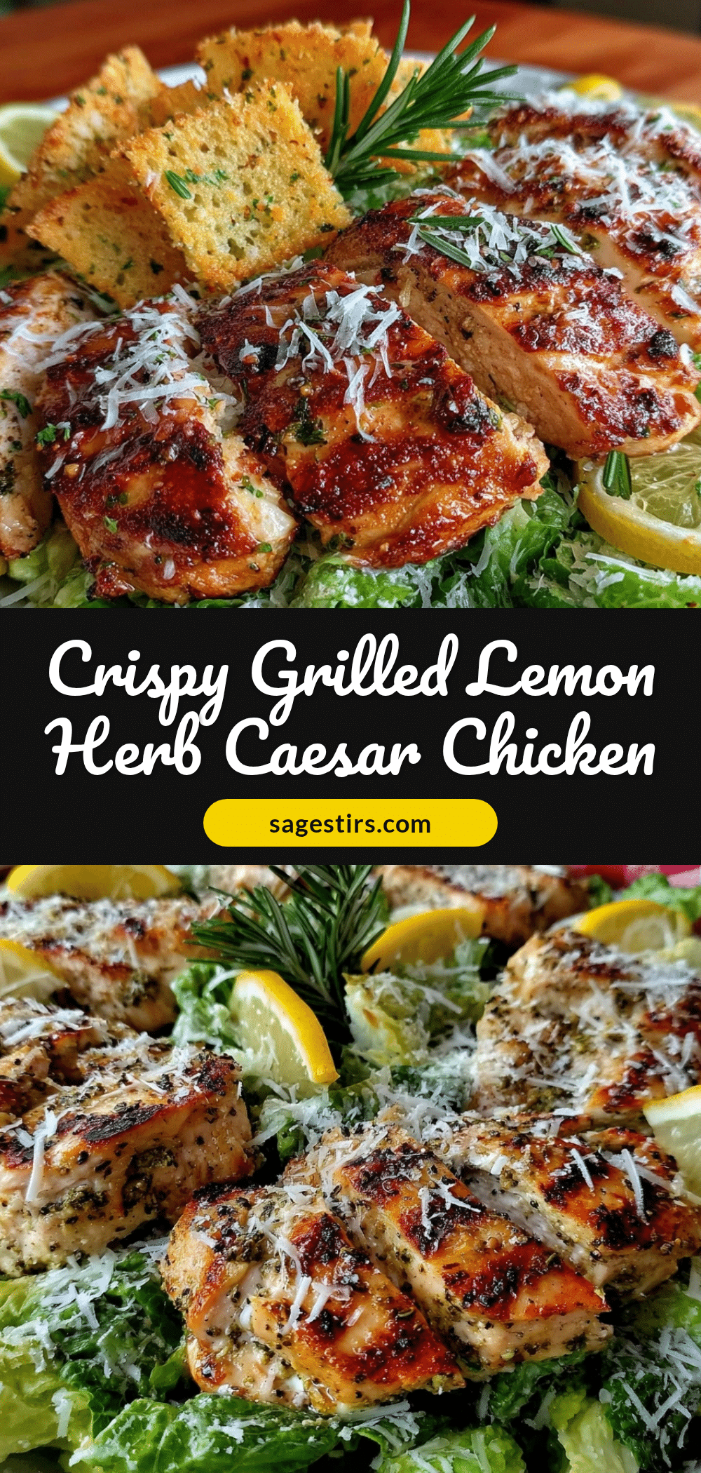 grilled lemon herb chicken caesar recipe
