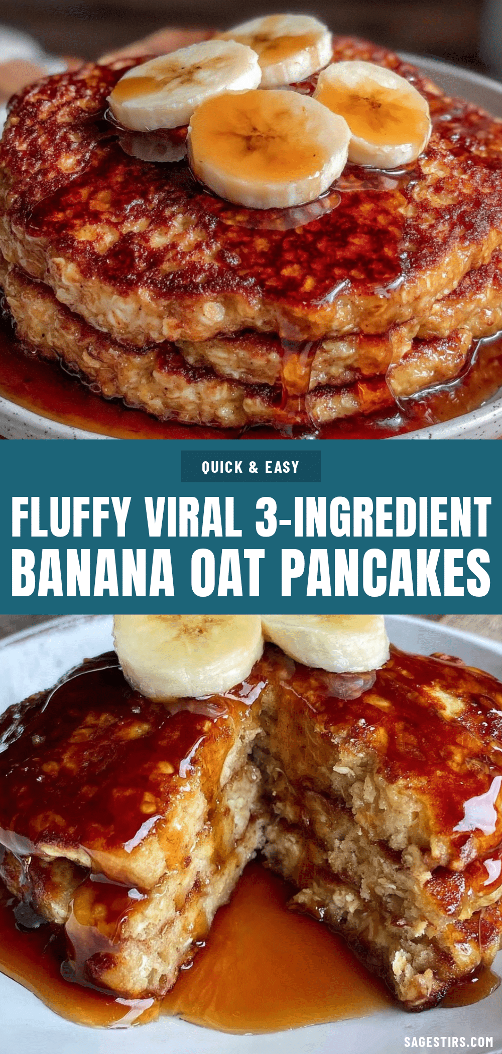 banana oat pancakes recipe