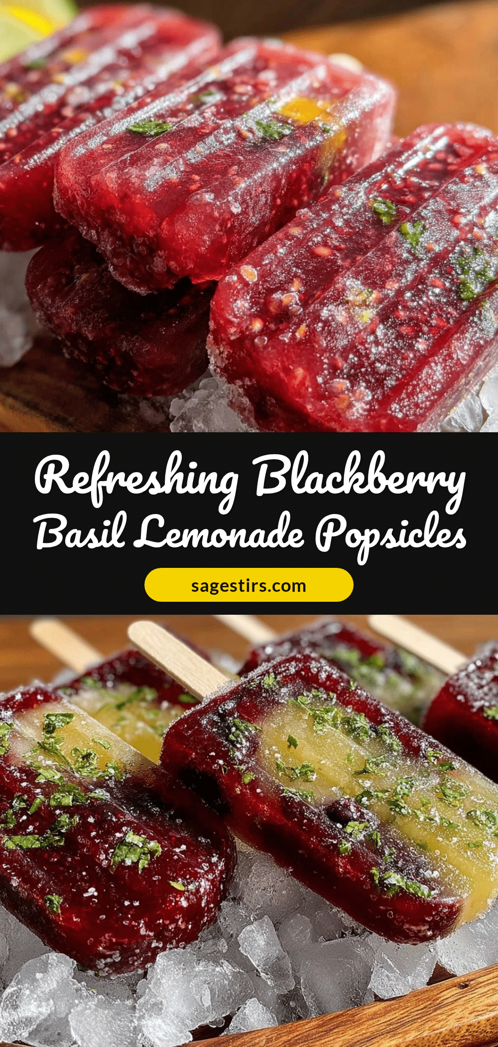 blackberry basil lemonade popsicles recipe