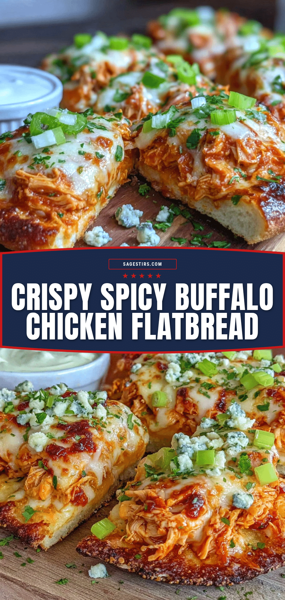 buffalo chicken flatbread pizza recipe
