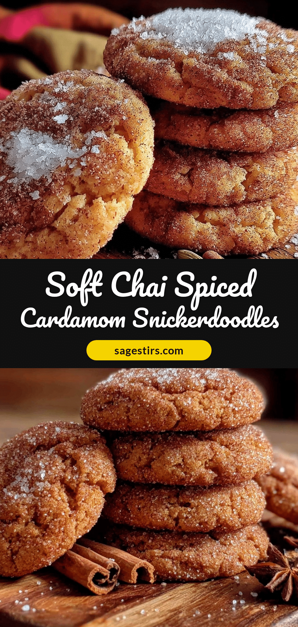chai spiced snickerdoodles recipe