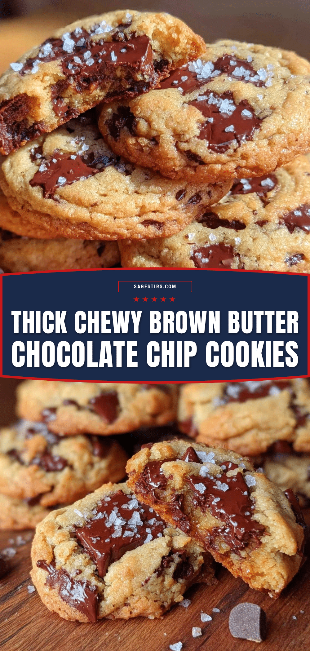 chewy brown butter chocolate chip cookies recipe