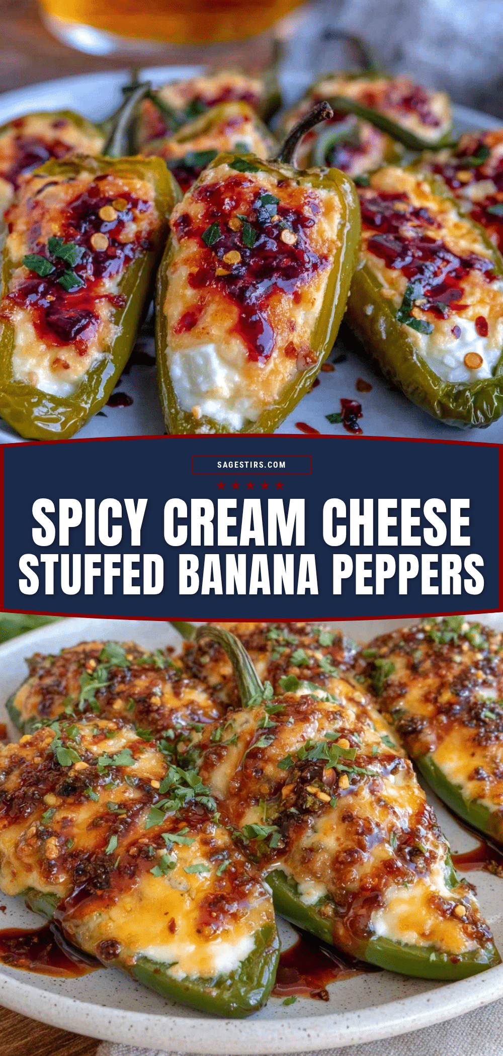 cream cheese stuffed banana peppers recipe