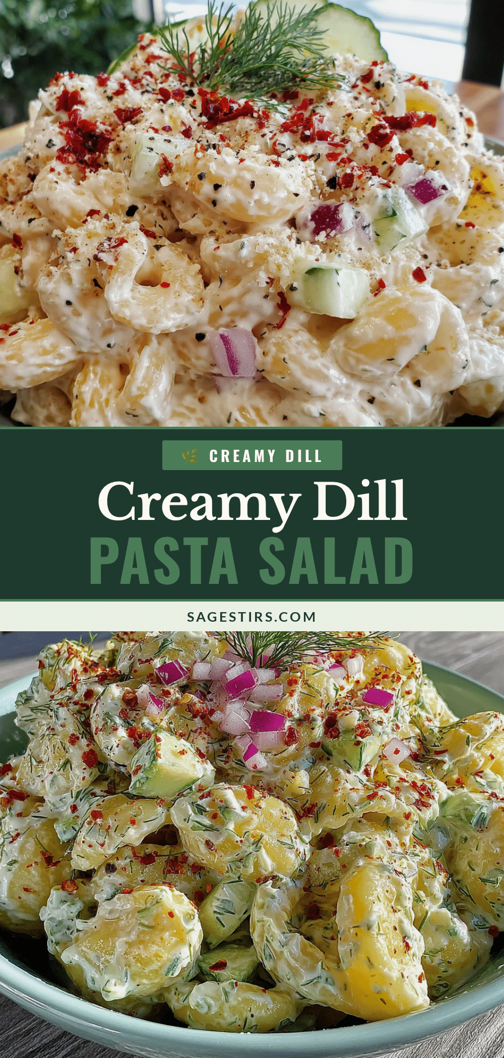 creamy dill pasta salad recipe