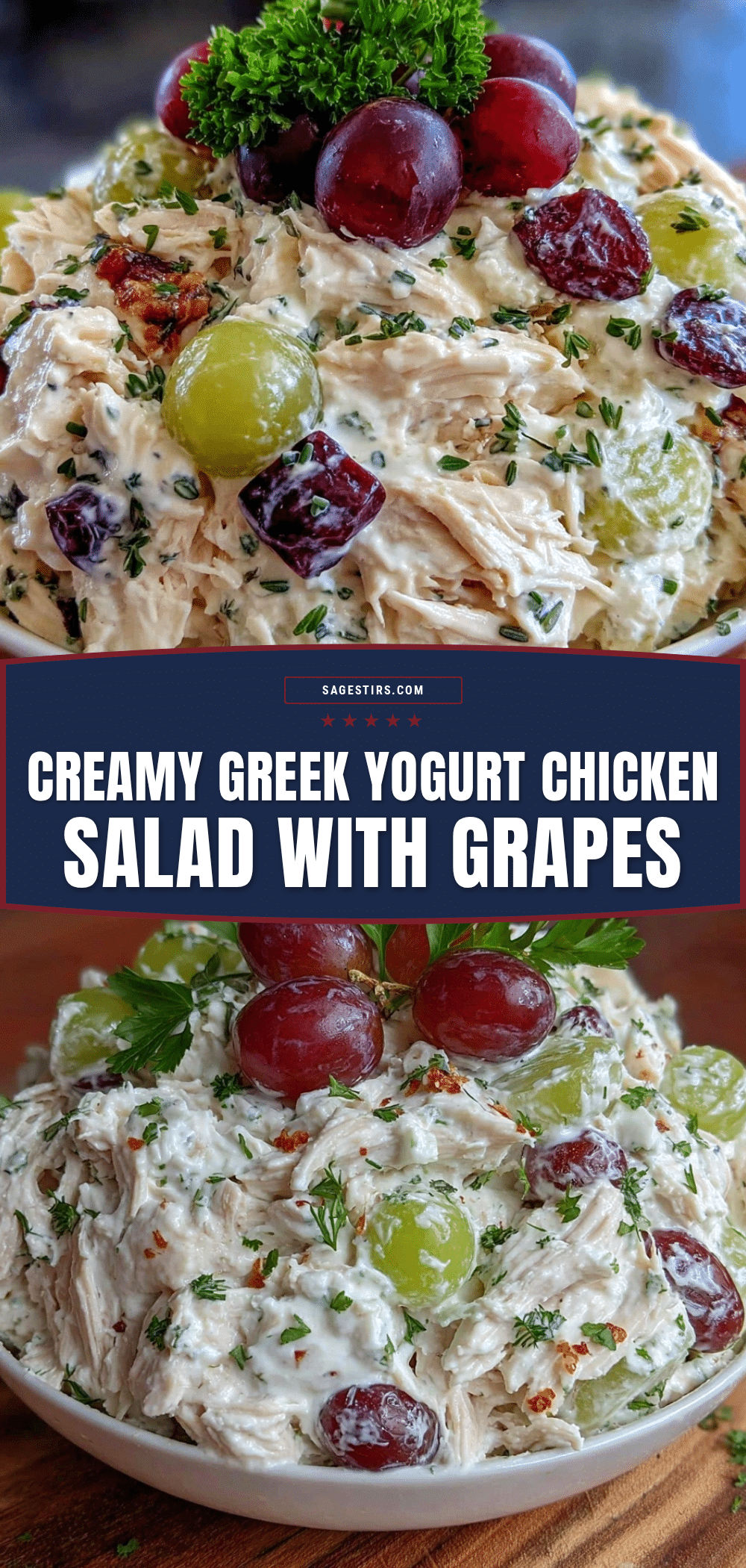 creamy Greek yogurt chicken salad recipe