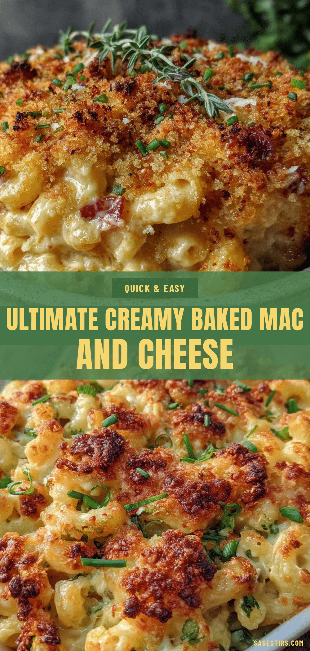 crispy baked mac and cheese recipe