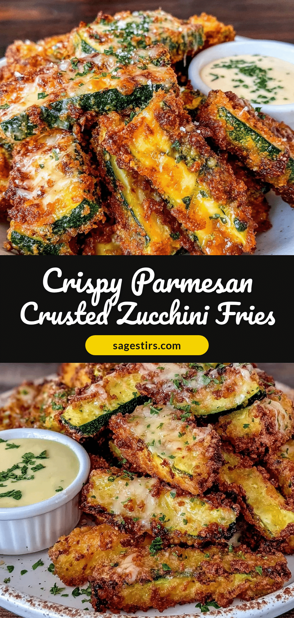crispy parmesan zucchini fries recipe