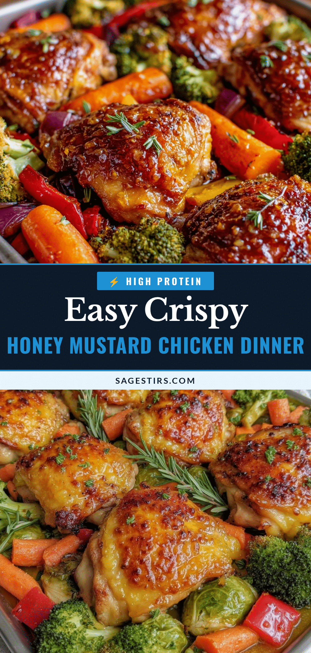 easy crispy honey mustard chicken recipe