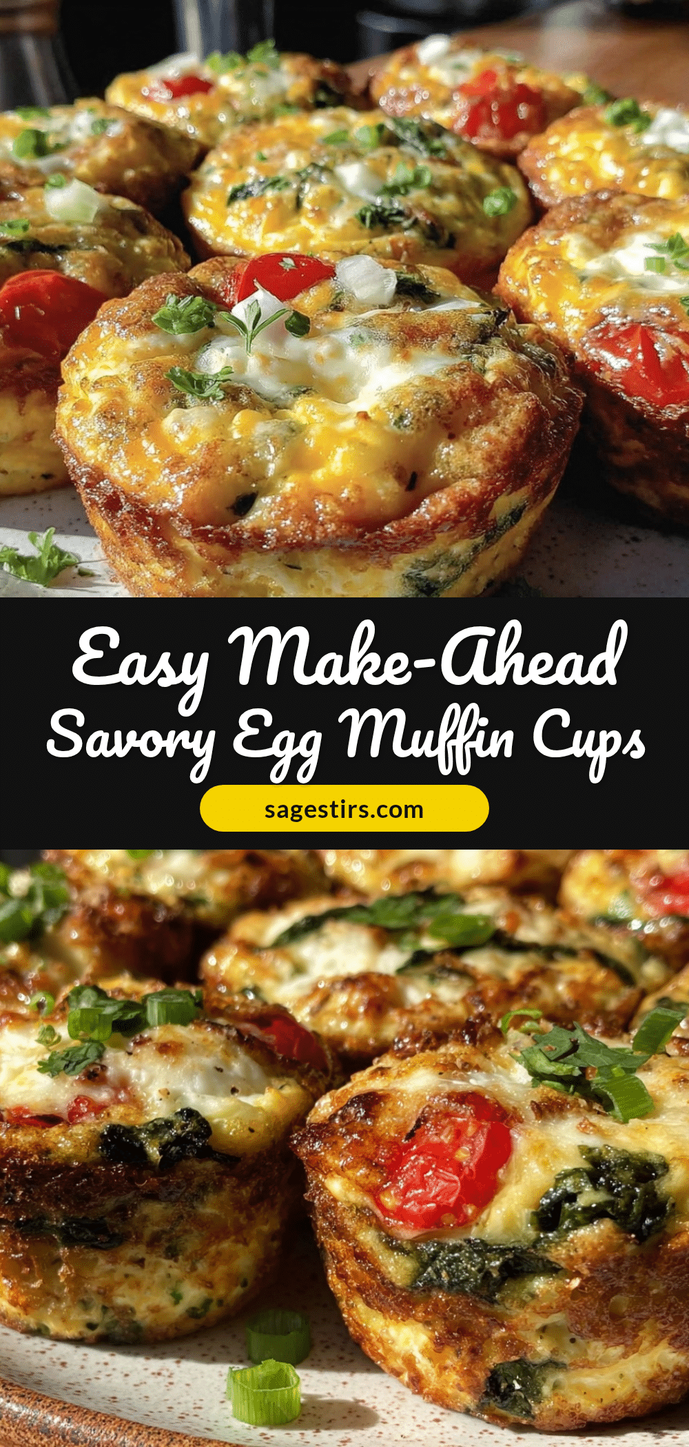easy make-ahead breakfast egg muffin cups recipe
